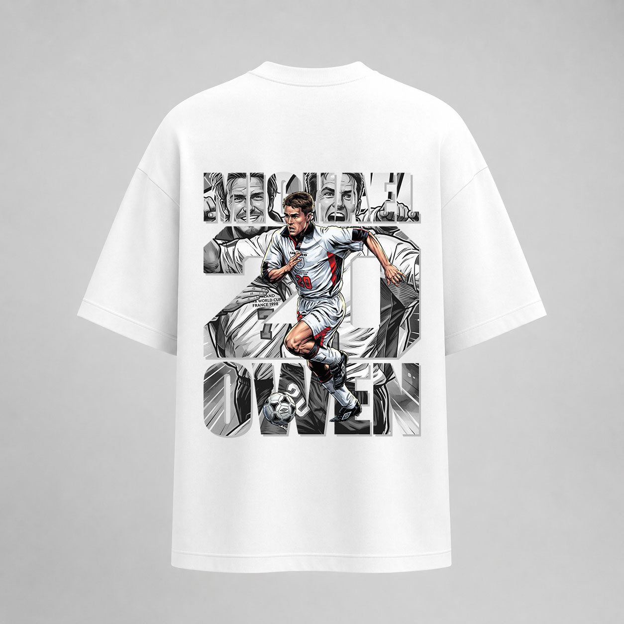 T-shirt Michael Owen 🏴󠁧󠁢󠁥󠁮󠁧󠁿